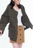 ALPHASTYLE® Dalia Wool Mini A-line Skirt