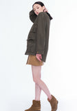 ALPHASTYLE® Dalia Wool Mini A-line Skirt