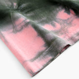 ALPHASTYLE® ZIRCON TIE DYE CHECK T-SHIRT