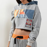 ALPHASTYLE® AMBER CROPPED HOODIE