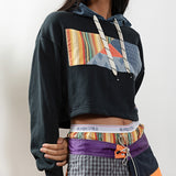 ALPHASTYLE® AMBER CROPPED HOODIE