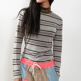 ALPHASTYLE® MICA MOCK NECK BODYSUIT