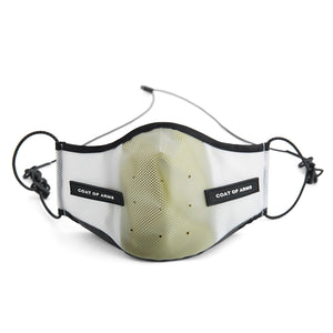 COAT OF ARMS POLYURETHANE FACE MASK
