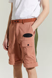 AlphaStyle Boro Roll Hem Shorts